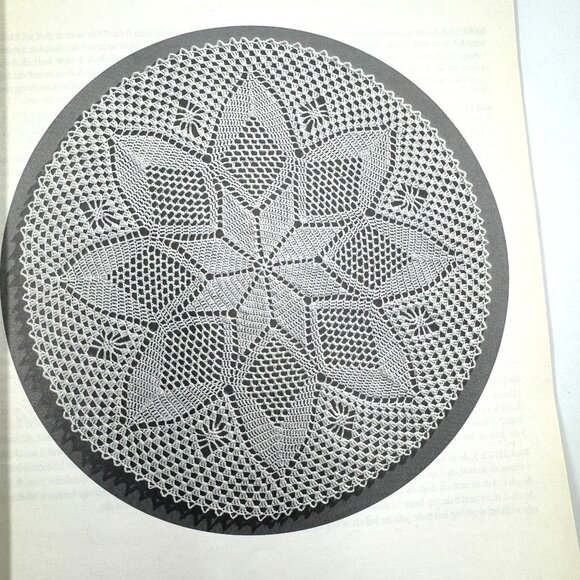 The Ultimate Doily Crochet Pattern Book 1983 American School Of Needlework - Picture 8 of 16